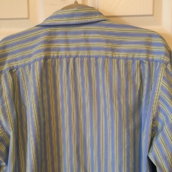 J. Crew Striped Dress Shirt Italian Cotton - Picture 4 of 8